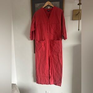 ILANA KOHN Cotton Jumpsuit in Sherbet sz XS